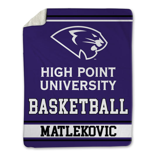 High Point - NCAA Men's Basketball : Ivan Matlekovic - Blanket-0