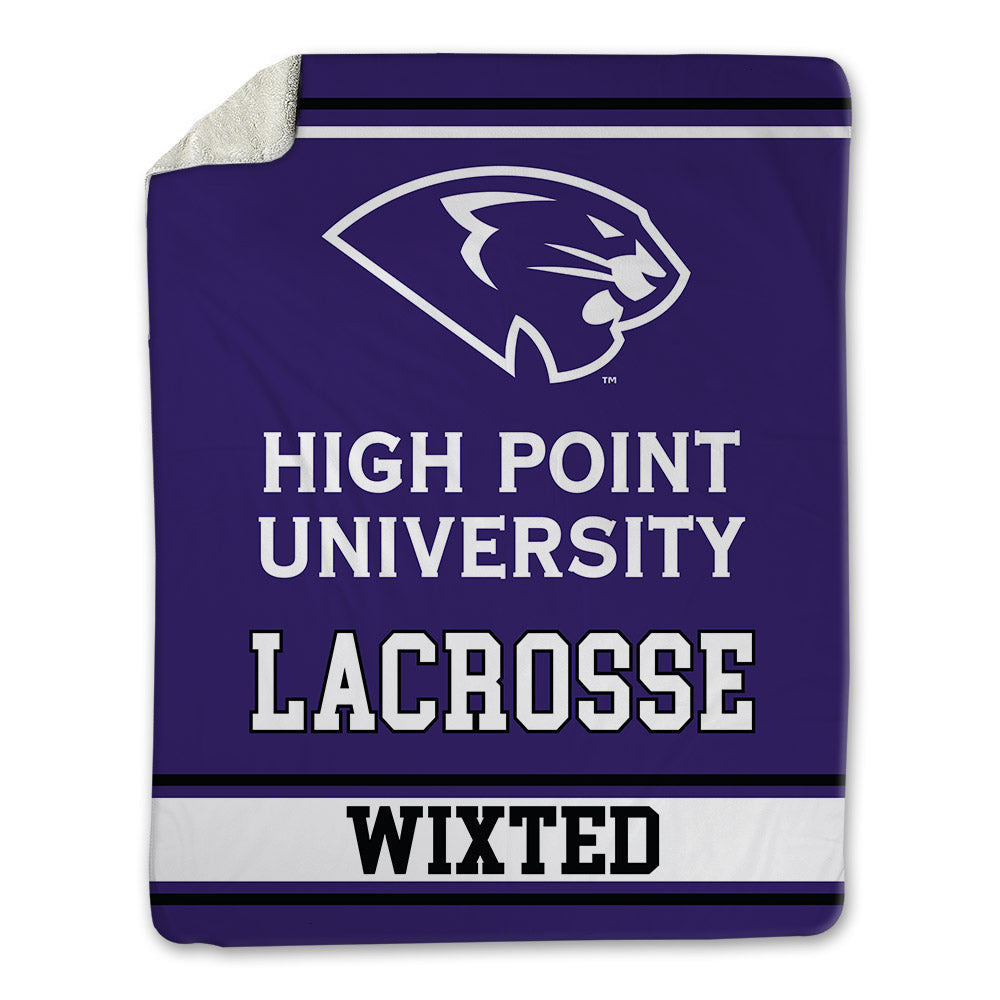 High Point - NCAA Men's Lacrosse : Justin Wixted - Blanket-0