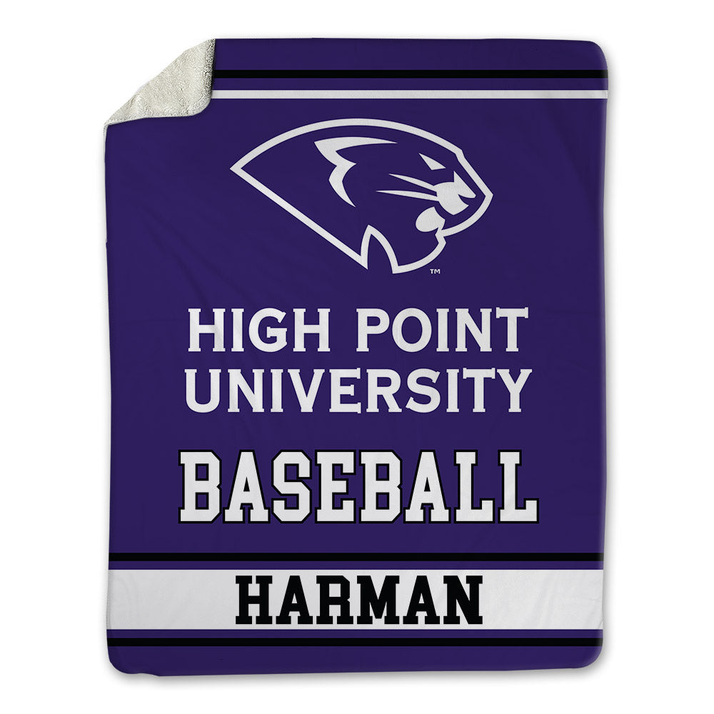 High Point - NCAA Baseball : Dawson Harman - Blanket-0