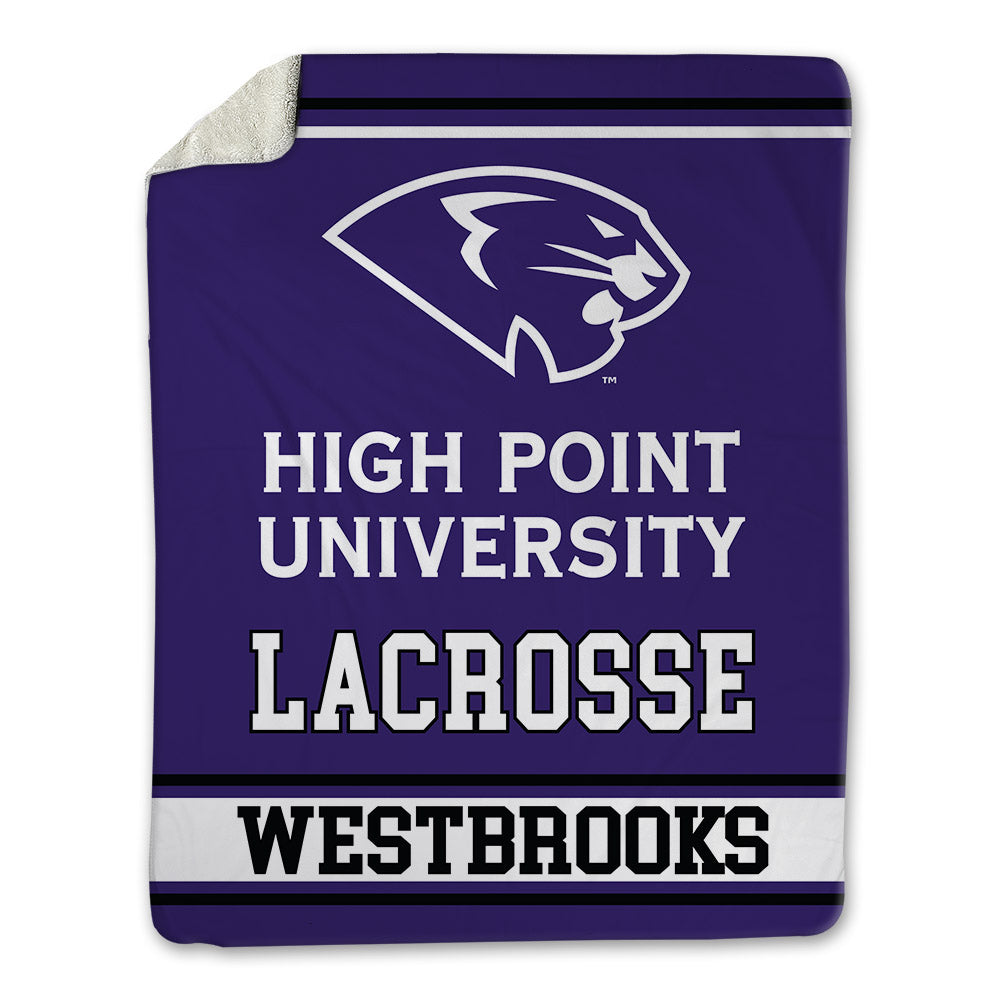 High Point - NCAA Men's Lacrosse : James Westbrooks - Blanket-0