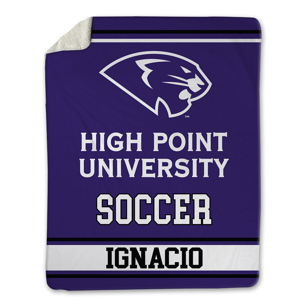 High Point - NCAA Men's Soccer : Kaya Ignacio - Blanket-0