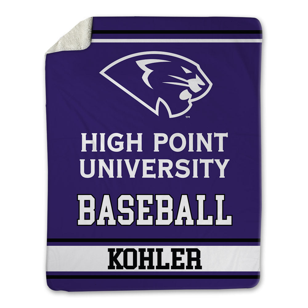 High Point - NCAA Baseball : Jace Kohler - Blanket-0