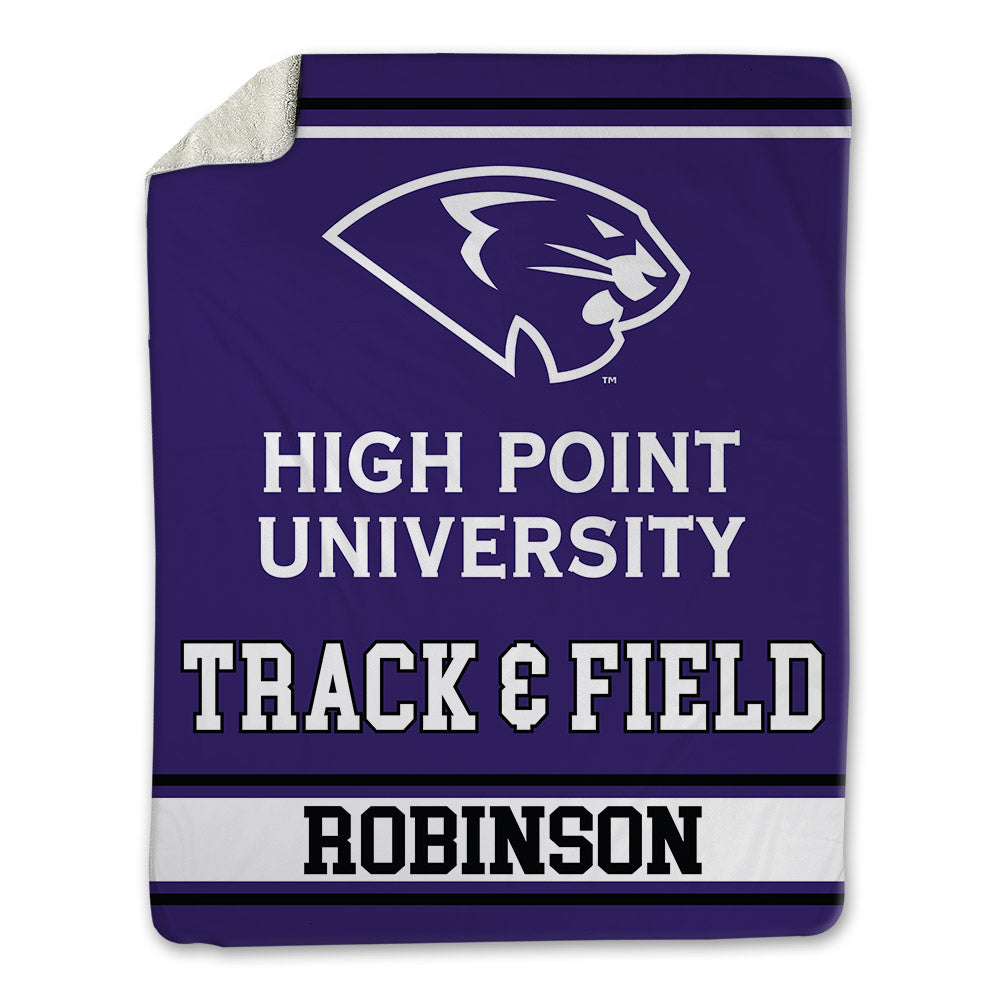 High Point - NCAA Men's Track & Field : A'lajuwan Robinson - Blanket-0