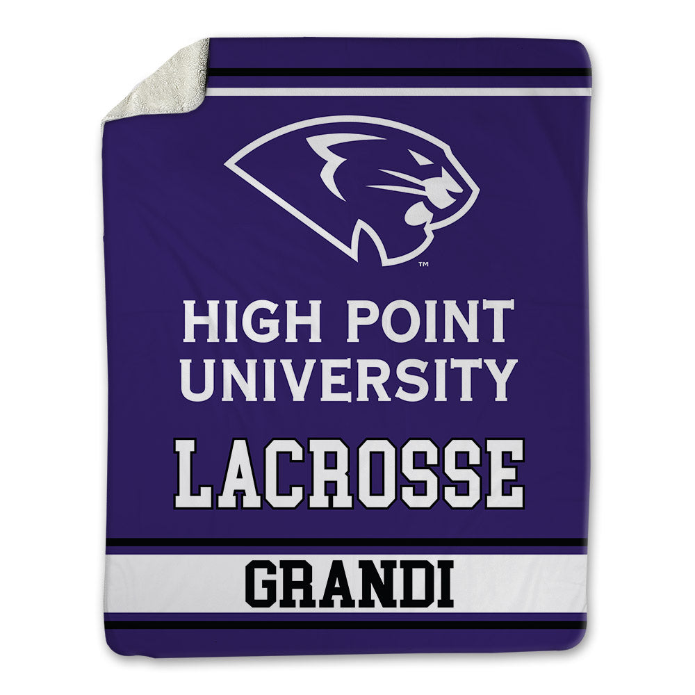 High Point - NCAA Women's Lacrosse : Ava Grandi - Blanket-0