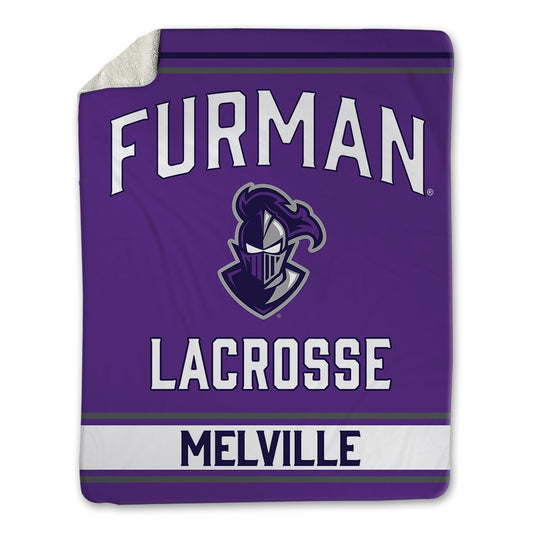 Furman - NCAA Women's Lacrosse : Samantha Melville - Blanket-0