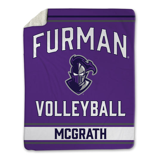 Furman - NCAA Women's Volleyball : Grainne McGrath - Blanket-0