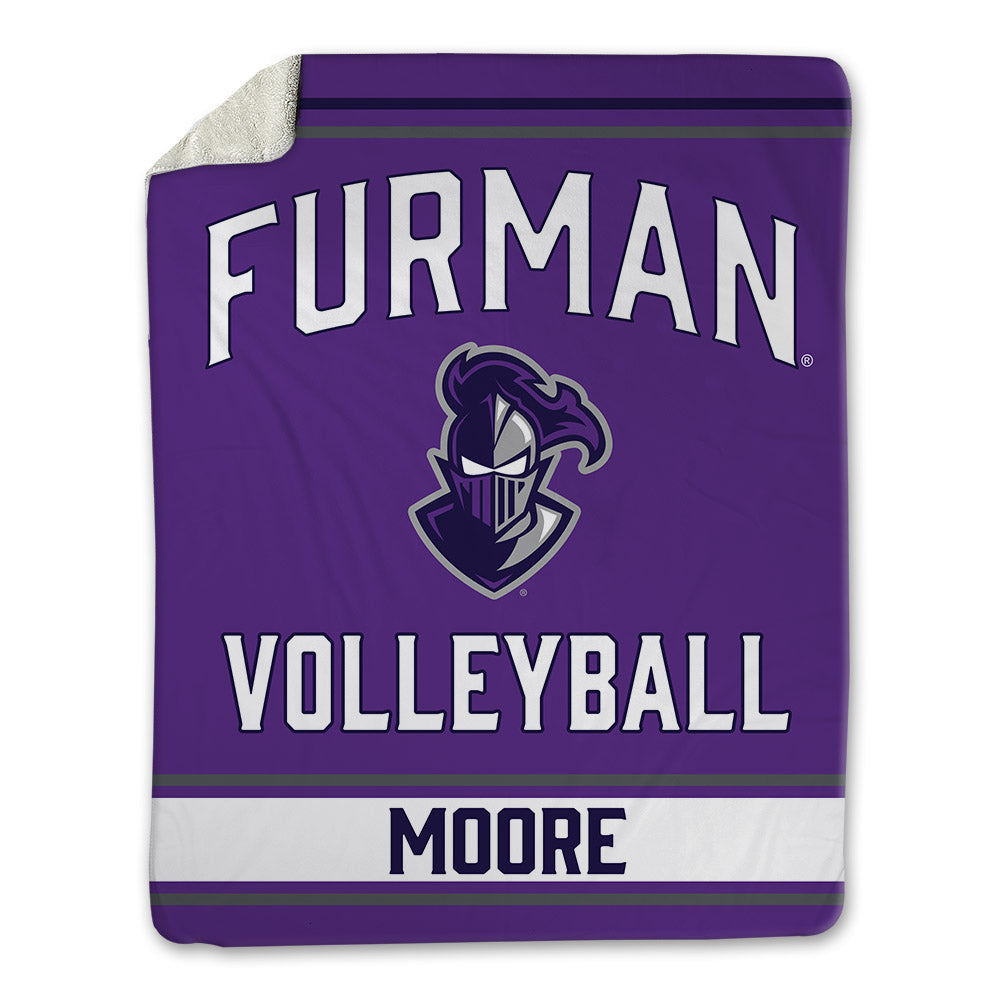 Furman - NCAA Women's Volleyball : Kacie Moore - Blanket-0