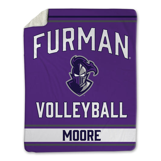 Furman - NCAA Women's Volleyball : Kacie Moore - Blanket-0