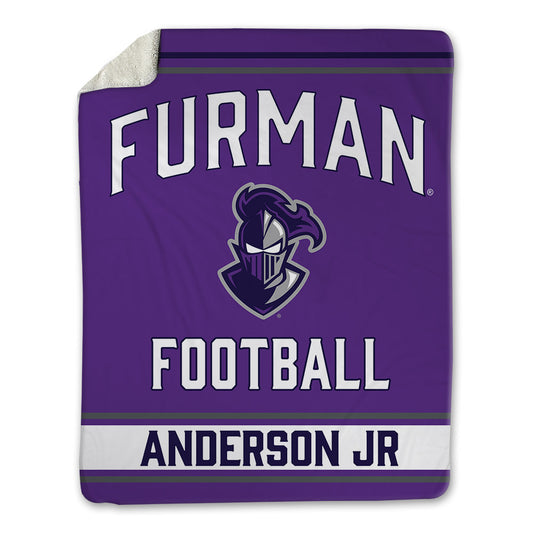 Furman - NCAA Football : Wayne Anderson Jr - Blanket-0