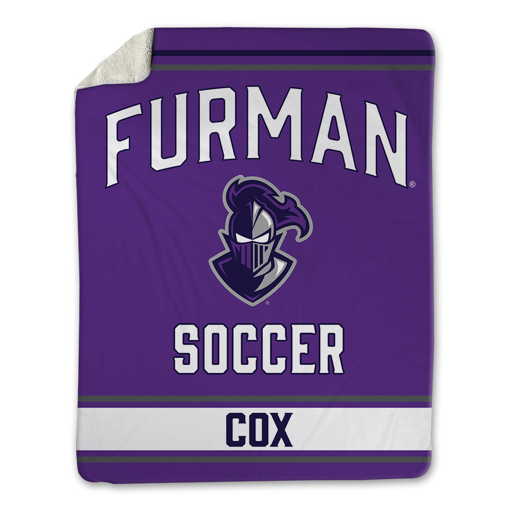 Furman - NCAA Men's Soccer : Gabe Cox - Blanket-0