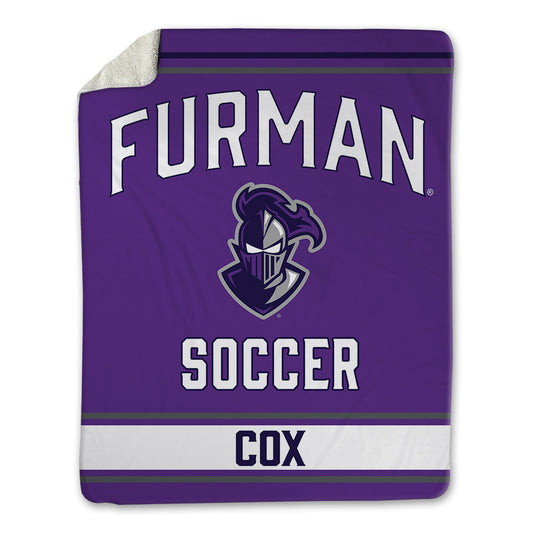 Furman - NCAA Men's Soccer : Gabe Cox - Blanket-0