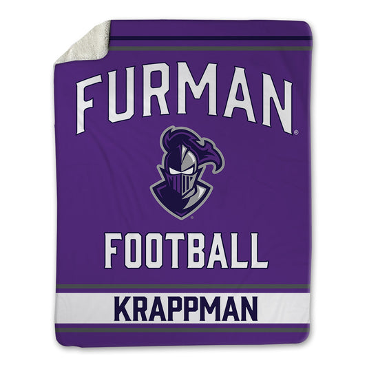 Furman - NCAA Football : Charlie Krappman - Blanket-0