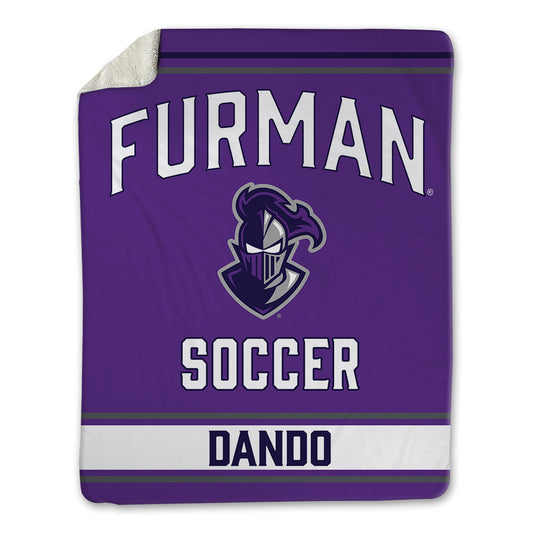 Furman - NCAA Women's Soccer : Callah Dando - Blanket-0