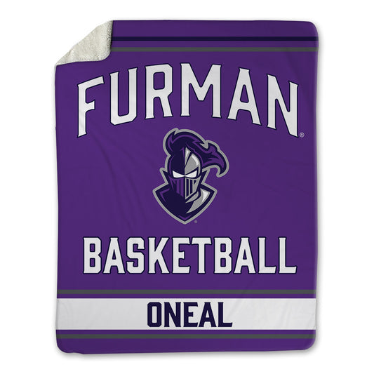 Furman - NCAA Men's Basketball : Collin ONeal - Blanket-0