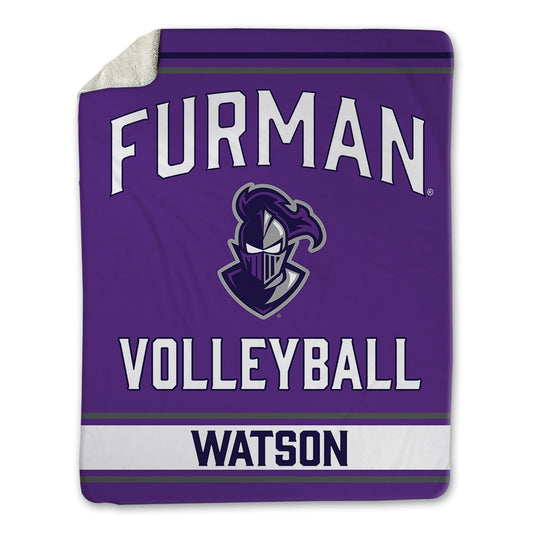 Furman - NCAA Women's Volleyball : Amber Watson - Blanket-0