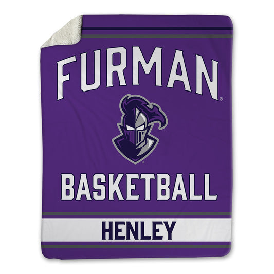 Furman - NCAA Women's Basketball : Niveya Henley - Blanket-0