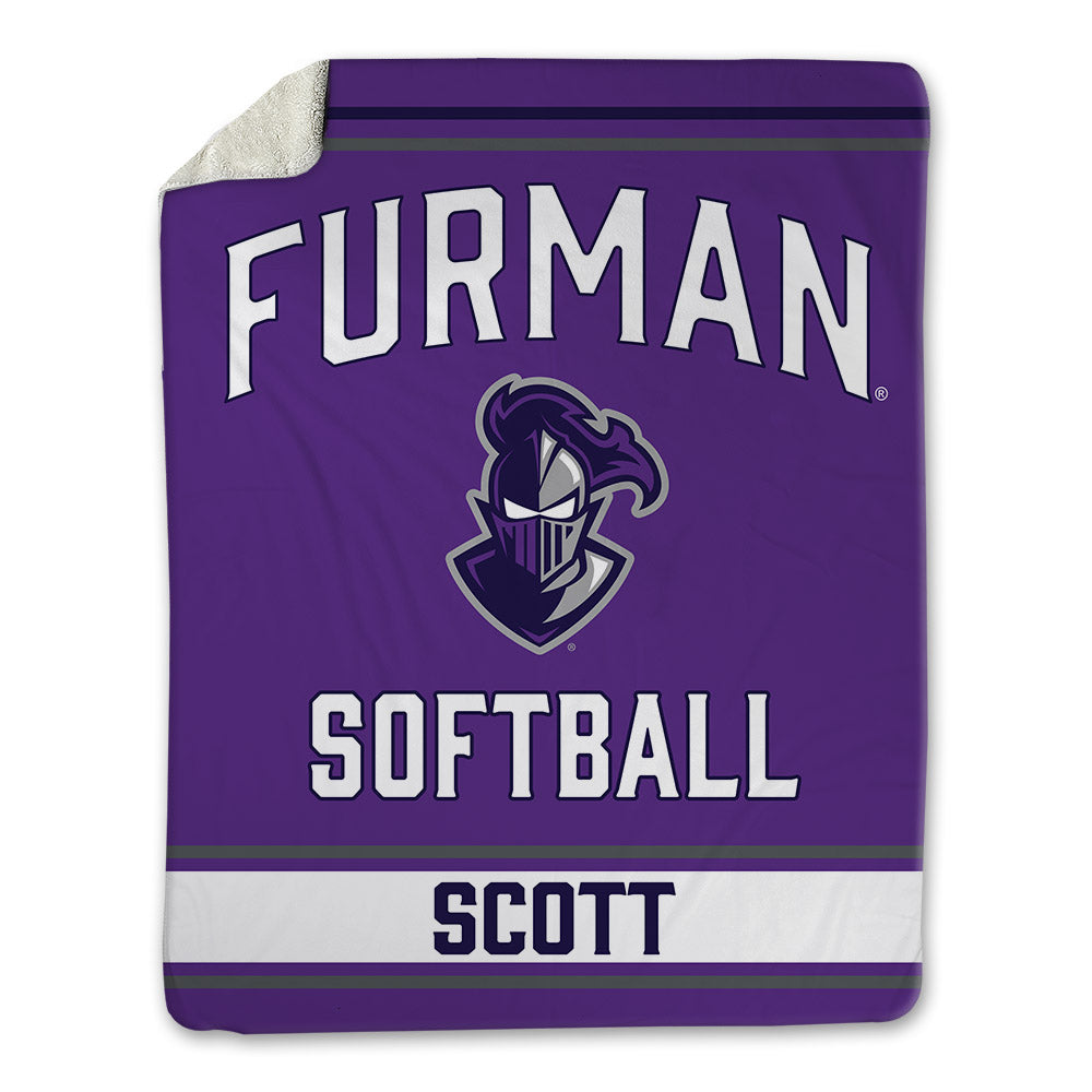 Furman - NCAA Softball : Gracie Scott - Blanket-0
