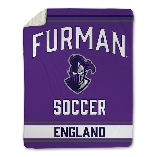 Furman - NCAA Women's Soccer : Alyssa England - Blanket-0
