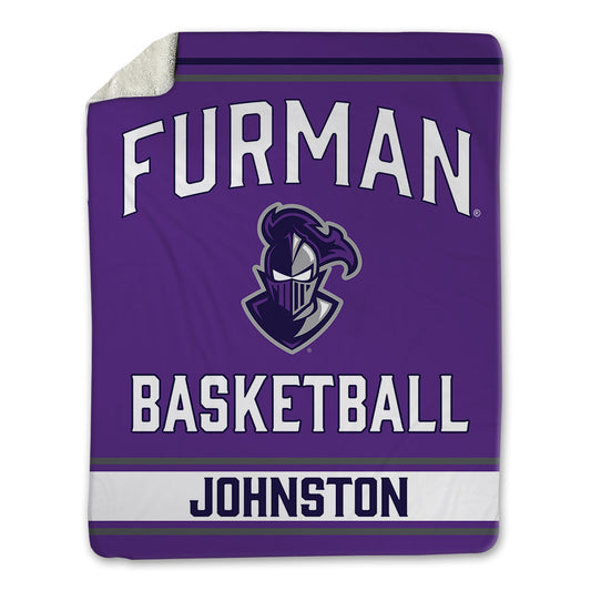 Furman - NCAA Men's Basketball : Charles Johnston - Blanket-0