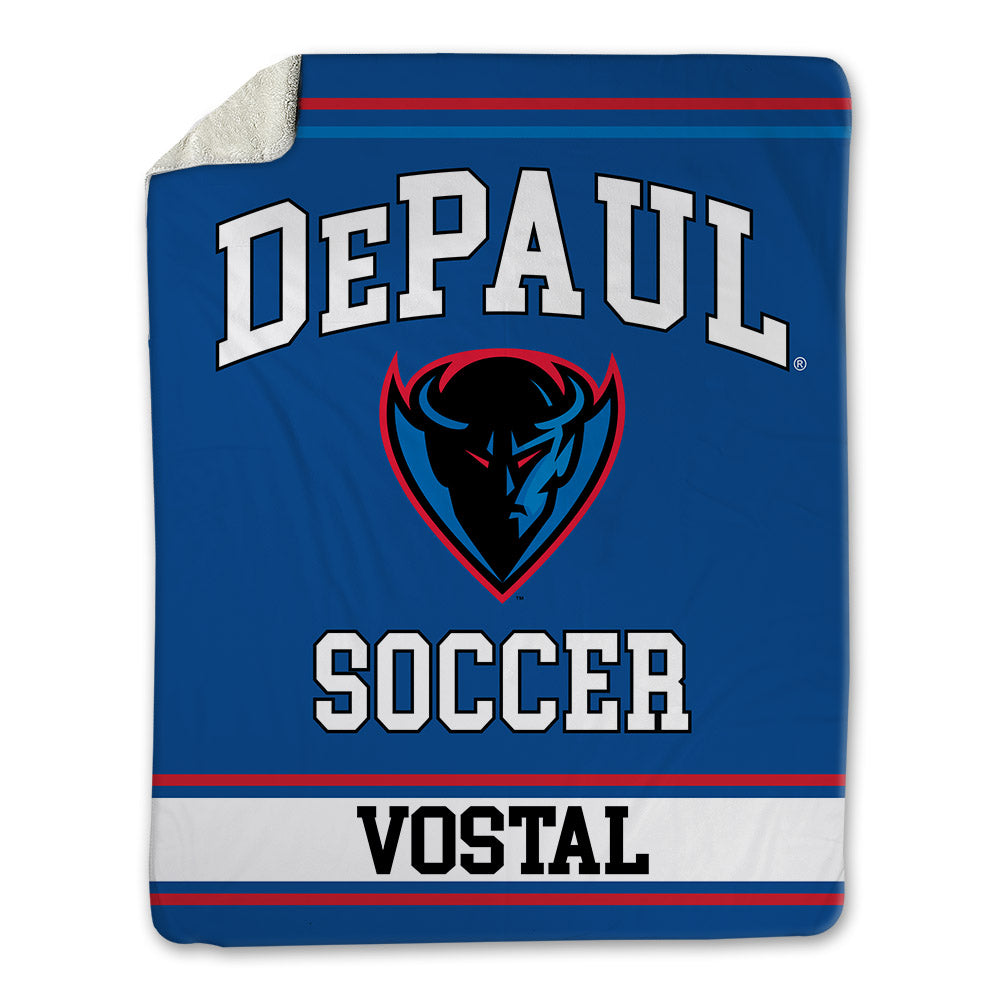 DePaul - NCAA Men's Soccer : Hayden Vostal - Blanket-0