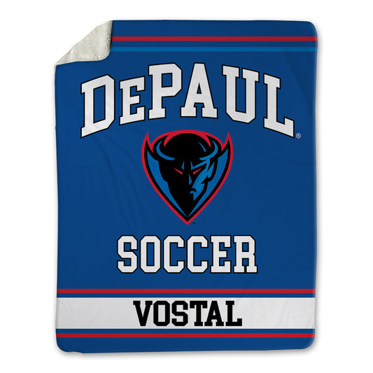 DePaul - NCAA Men's Soccer : Hayden Vostal - Blanket-0