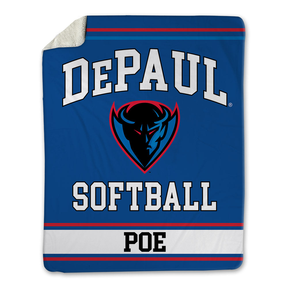 DePaul - NCAA Softball : Addy Poe - Blanket-0