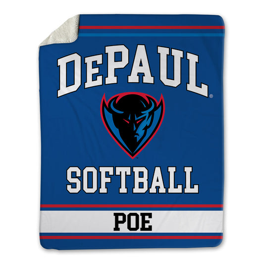 DePaul - NCAA Softball : Addy Poe - Blanket-0