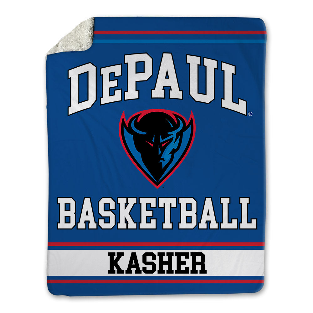 DePaul - NCAA Men's Basketball : Nate Kasher - Blanket-0