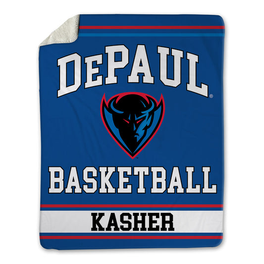 DePaul - NCAA Men's Basketball : Nate Kasher - Blanket-0