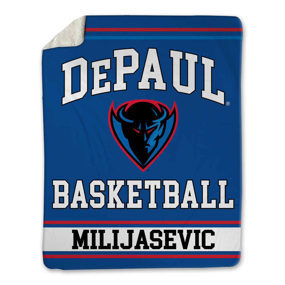 DePaul - NCAA Men's Basketball : Ilija Milijasevic - Blanket-0