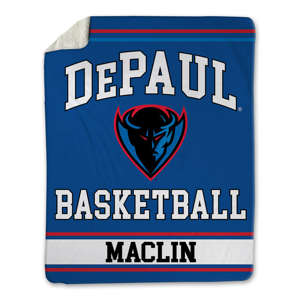 DePaul - NCAA Men's Basketball : Brandon Maclin - Blanket-0
