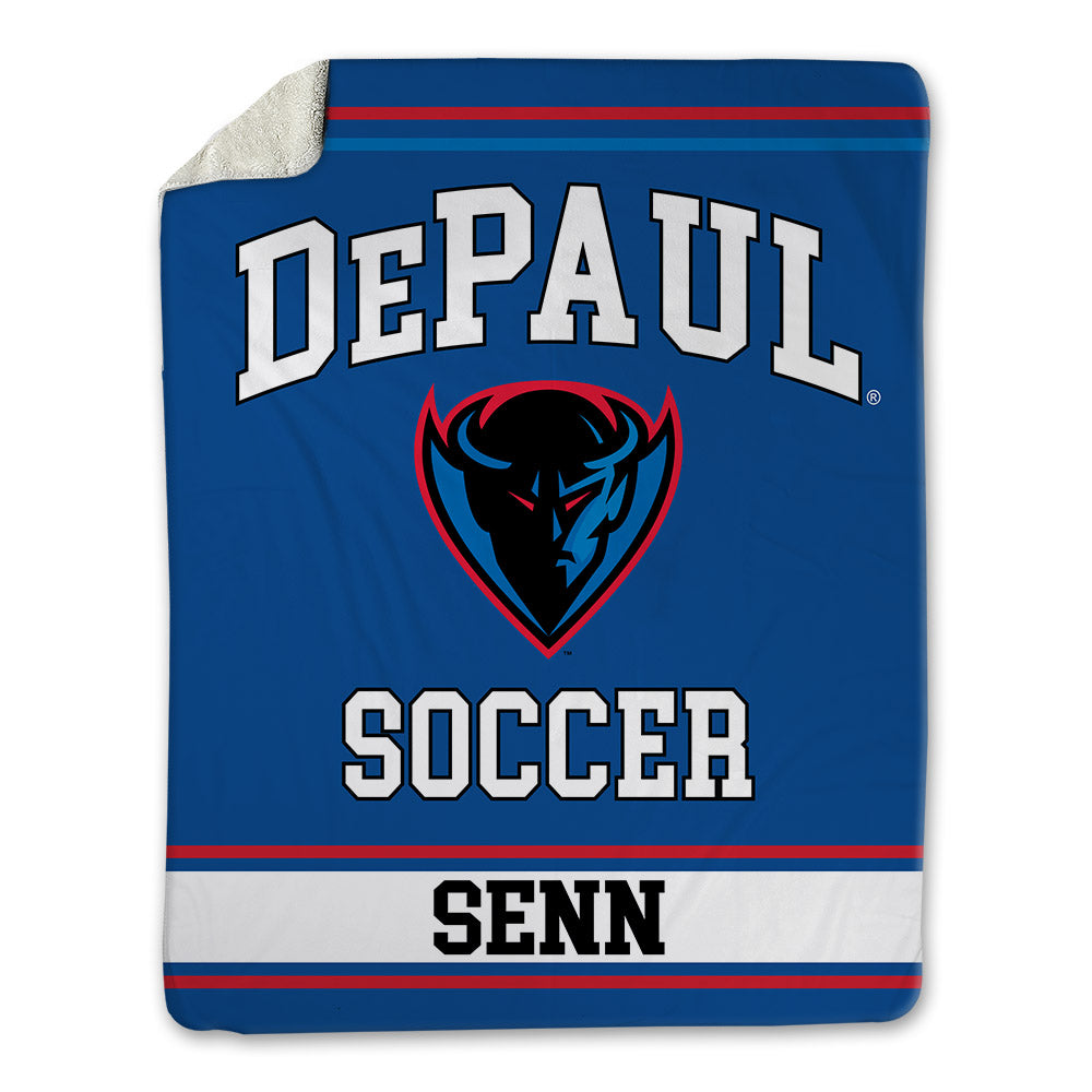 DePaul - NCAA Men's Soccer : Owen Senn - Blanket-0