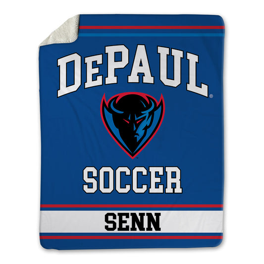 DePaul - NCAA Men's Soccer : Owen Senn - Blanket-0