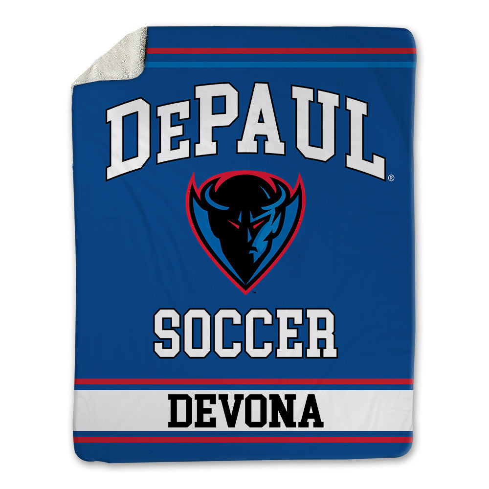 DePaul - NCAA Women's Soccer : Jen Devona - Blanket-0