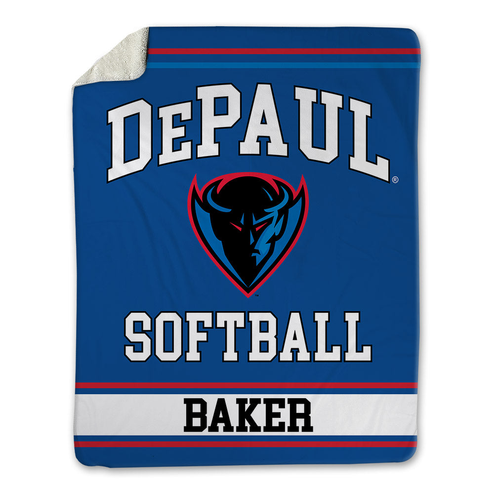 DePaul - NCAA Softball : Gwen Baker - Blanket-0