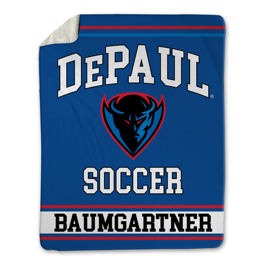 DePaul - NCAA Men's Soccer : Christian Baumgartner - Blanket-0