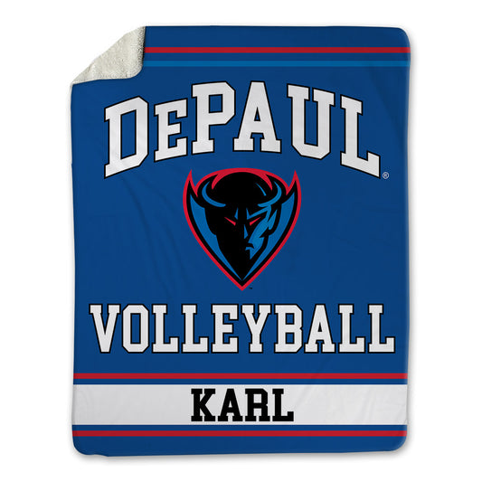 DePaul - NCAA Women's Volleyball : Hanna Karl - Blanket-0