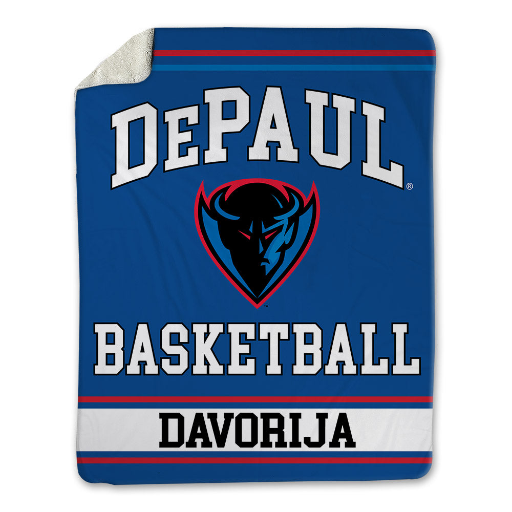 DePaul - NCAA Women's Basketball : Gina Davorija - Blanket-0