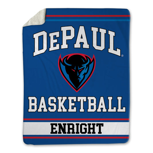 DePaul - NCAA Men's Basketball : Conor Enright - Blanket-0