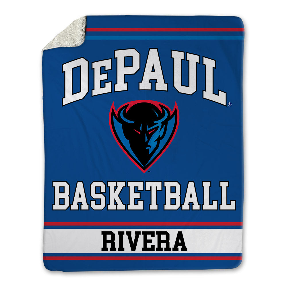 DePaul - NCAA Men's Basketball : Isaiah Rivera - Blanket-0