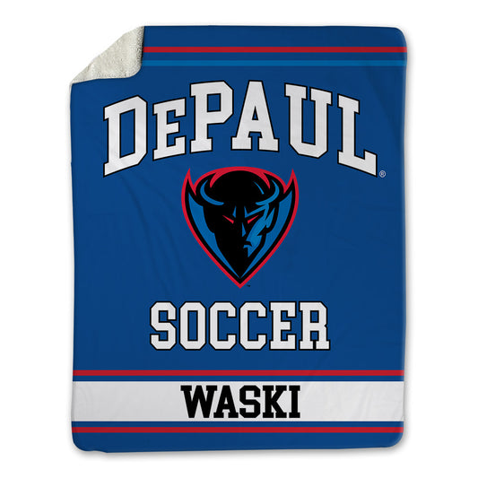 DePaul - NCAA Men's Soccer : Jayden Waski - Blanket-0