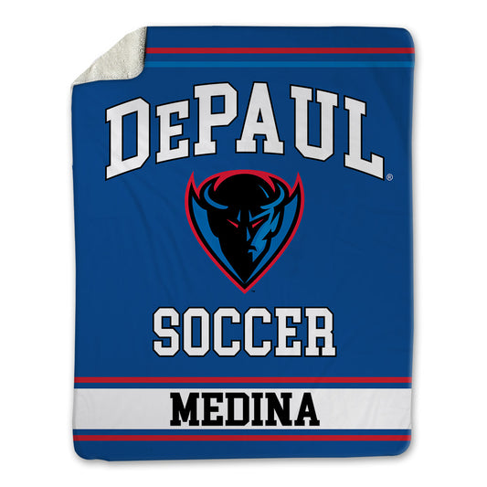 DePaul - NCAA Women's Soccer : Olivia Medina - Blanket-0