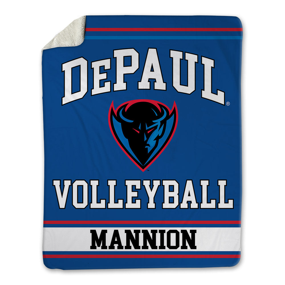 DePaul - NCAA Women's Volleyball : Nora Mannion - Blanket-0