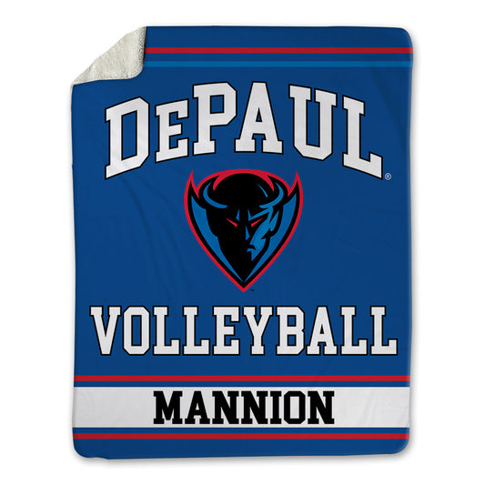 DePaul - NCAA Women's Volleyball : Nora Mannion - Blanket-0