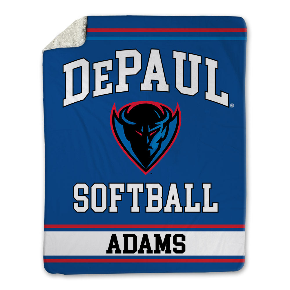 DePaul - NCAA Softball : Jolie Adams - Blanket-0