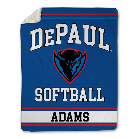 DePaul - NCAA Softball : Jolie Adams - Blanket-0