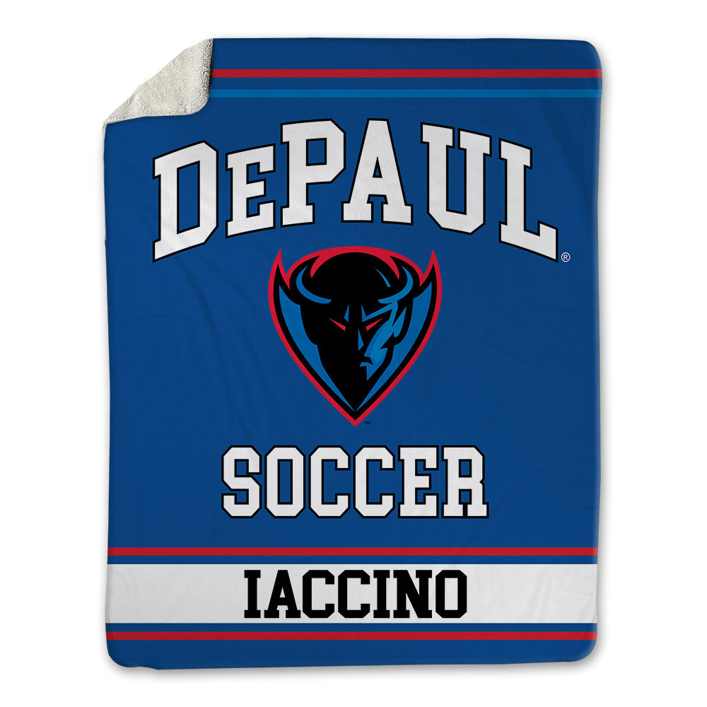 DePaul - NCAA Men's Soccer : Luca Iaccino - Blanket-0