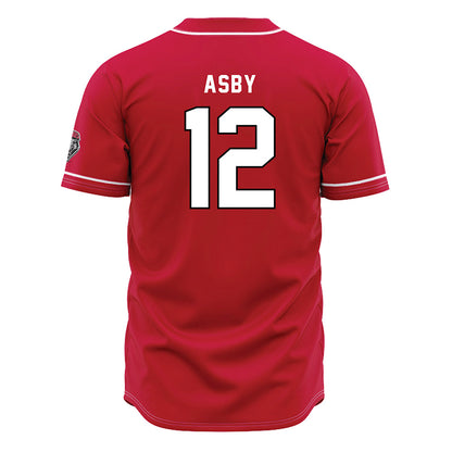 New Mexico - NCAA Baseball : Will Asby - Red Jersey-1