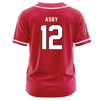 New Mexico - NCAA Baseball : Will Asby - Red Jersey-1