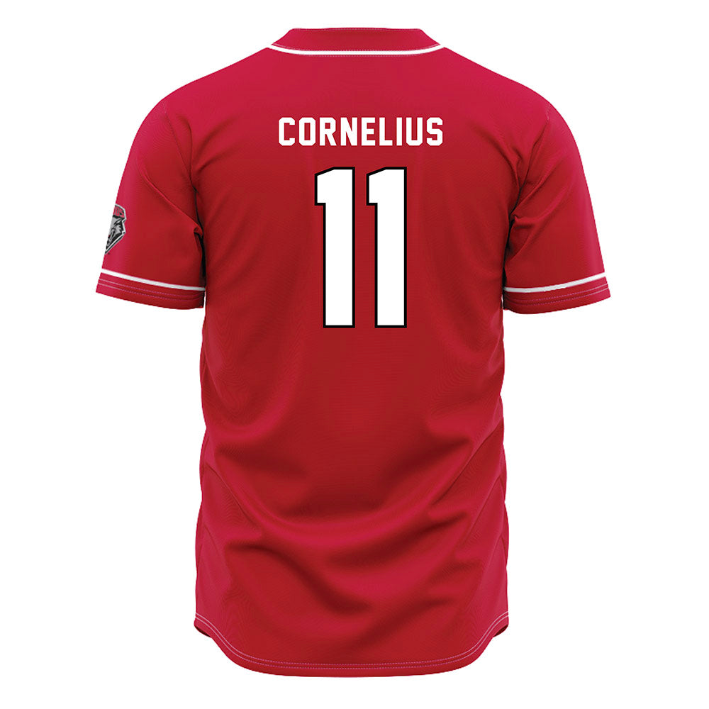 New Mexico - NCAA Baseball : Matthew Cornelius - Red Jersey-1